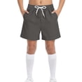 thumbnail image 1 of LEKWK Boys Swim Trunks Quick Dry Elastic Waist Solid Swim Shorts Lightweight Loose Drawstring Board Shorts with Pockets Summer Athletic Beachwear Size 4-15Y, 1 of 6