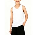 thumbnail image 1 of LEKWK Boys Tank Tops Kids Sleeveless Ribbed Soft Undershirts Crewneck Loose Fit Workout Basic T-Shirts Summer Athletic Casual Fashion Clothing Size 1-13, 1 of 5