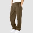 thumbnail image 1 of LEKWK Boys Wide Leg Sweatpants Youth Heavyweight Fleece Elastic Waist Warm Trousers Baggy Drawstring Loose Lounge Track Pants Winter Workout Activewear 4-15Y, 1 of 6