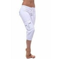thumbnail image 1 of LEKWK Capri Cargo Pants for Women Plus Size High Waisted Drawstring Casual Capri Pants Lightweight Comfort Solid Capri Pants with Pockets Summer Travel Hiking Lounge Outfits, 1 of 9