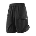 thumbnail image 1 of LEKWK Cargo Shorts for Men Plus Size Elastic Waist Lightweight Loose Fit Shorts with Pockets Drawstring Quick Dry Breathable Running Shorts for Summer Fishing Hiking, 1 of 8