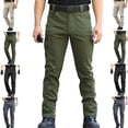 thumbnail image 1 of LEKWK Cargo Work Pants Men Slim Fit Stretch Fabric Cargo Pants Lightweight Pants Durable Construction Pants for Work Outdoor and Travel, 1 of 4