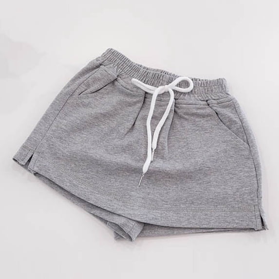 LEKWK Girls Athletic Skorts Drawstring Tennis Golf Skirt with Built In Shorts Elastic Waist Casual Comfy Workout Shorts Summer Back to School Sports Wear