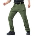 thumbnail image 1 of LEKWK Hiking Pants for Men Muscle Fit Pants Durable Stretch Work Trousers Multi-Pockets Design Breathable Outdoor Performance Military Wear, 1 of 8