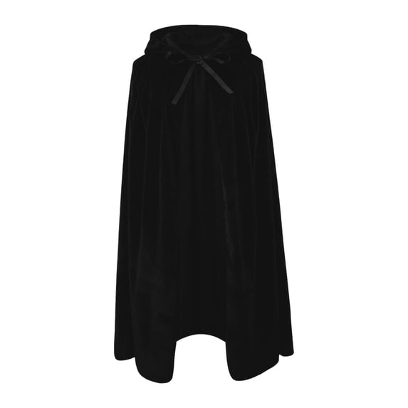 LEKWK Hooded Cloak Women Velvet Classic Princess Cloak Renaissance Hooded Cape Witch Wizard Robe Medieval Halloween Christmas Costume