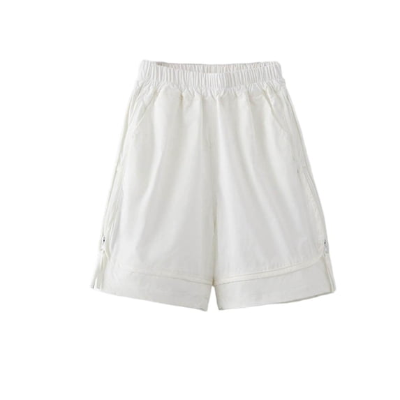 LEKWK Kids Athletic Shorts with Zipper Pockets Quick Dry Loose Fit Basketball Bottoms Active Workout Gym Short Pants for Big Boys