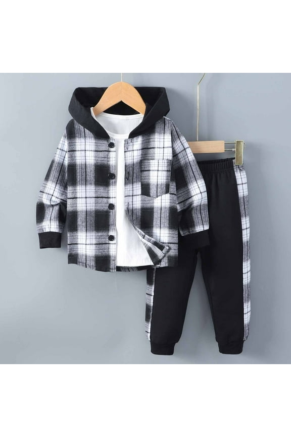 Kids Clothes Sets for Boys Cute Back to School Outfits for Boys 10-12 Years Old Uniform Shirts and Pants Shorts Going Out Sets Vacation Baby Boy Gifts 2025
