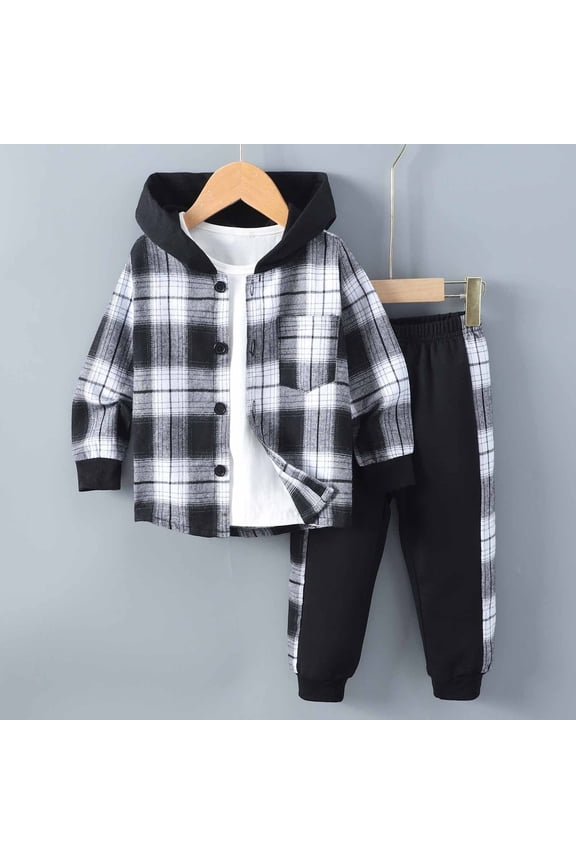 Kids Clothes Sets for Boys Cute Back to School Outfits for Boys 10-12 Years Old Uniform Shirts and Pants Shorts Going Out Sets Vacation Baby Boy Gifts 2024