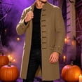 thumbnail image 1 of LEKWK Mens Renaissance Steampunk Costume Vintage Victorian Long Coat Tailcoat Jacket Classic Pirate Aristocrat Cosplay for Halloween Fancy Dress, 1 of 9