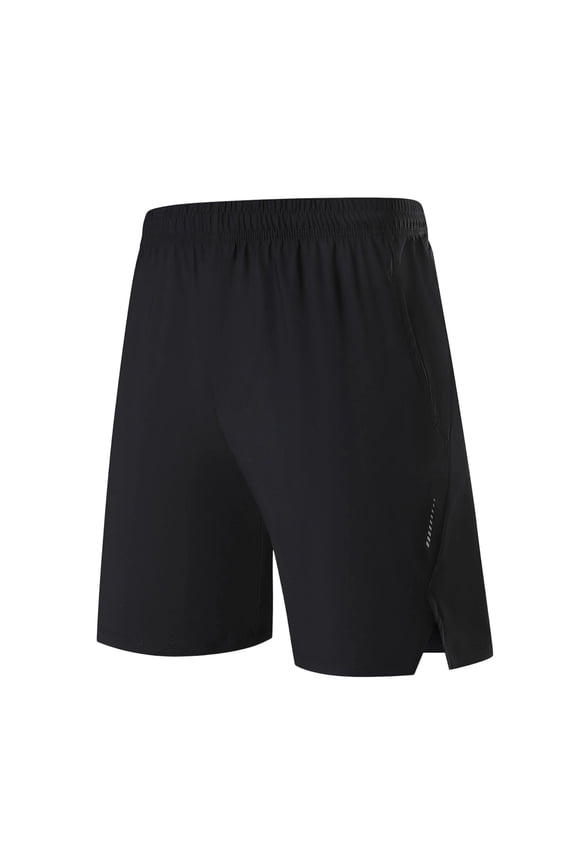 Mens Running Shorts Elastic Waist Gym Shorts Quick-Dry Split Hem Athletic Shorts Breathable Lightweight Liner Workout Training Outfits