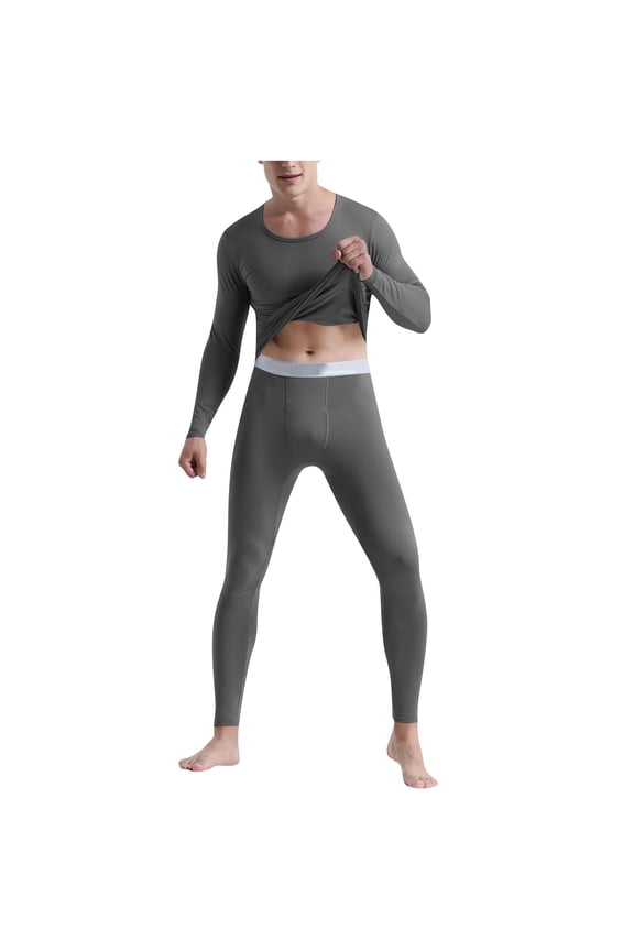 Mens Thermal Pants Skinny Fit Lightweight Breathable Thermal Pants High Elasticity Soft Texture Compression Pants Training Wear