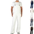 thumbnail image 1 of LEKWK Painters Pants Men Regular Fit Denim Overalls Durable Workwear Jumpsuit with Adjustable Straps Functional Multi-Pockets Classic Utility Outfits, 1 of 6