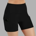 thumbnail image 1 of LEKWK Short Leggings for Women High Waist Ribbed Texture Pockets Ribbed Leggings Tummy Control Soft Yoga Leggings with Pockets Gym Athletic Outfits, 1 of 8