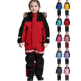 thumbnail image 1 of LEKWK Toddler Snowsuit Waterproof Girls Boys Onesies Jumpsuit Windproof Zip Up Thermal Teen Snow Suit Winter Ski Suit Coveralls Reflective Strip One-Piece Snowsuits Outerwear Snowboarding for Skiing, 1 of 10
