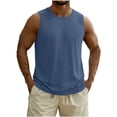 thumbnail image 1 of LEKWK Tank Tops Men Big and Tall Quick Dry Lightweight Athletic Tops Muscle Breathable Loose Fit Solid Workout Shirt Summer Gym Running Fitness Outfits, 1 of 7