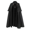 thumbnail image 1 of LEKWK Vampire Costume Men Gothic Collar Vintage Magic Wizard Cloak Accessories Set Medieval Magician Cosplay Halloween Costume, 1 of 7