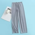 thumbnail image 1 of LEKWK Wo Wide Leg Yoga Pants for Men High Waisted Loose Flowy Lounge Trousers Elastic Waist Comfortable Casual Pajama Bottoms for Pilates Workout Relaxed Fit Gray XXXXXL, 1 of 7