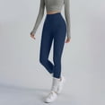 thumbnail image 1 of LEKWK Women's High Waisted Leggings Tummy Control Yoga Pants Stretchy Athletic Tights Breathable Soft Workout Running Gym Fitness Casual Daily Basic Outfits, 1 of 5