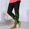 thumbnail image 1 of LEKWK Womens Yoga Leggings St Patricks Day Gnomes Print Festival Leggings Funny Graphic Yoga Pants Stretchy Carnival Pants Soft Masquerade Party Wear, 1 of 6