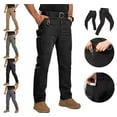 thumbnail image 1 of LEKWK Work Pants for Men Lightweight Quick Dry Baggy Cargo Pants Elastic Drawstring Waist Lounge Athletic Pants with Pockets Spring Summer Hiking Gym Sports Outfits, 1 of 8