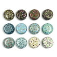thumbnail image 1 of LELE LIFE 12Pcs Small Tins with Lids 20ml/0.7oz, Metal Small Pill Case, Salve Tins Lip Balm Containers, Refillable Tin Jars for Medicine Lotion Lip Scrub Cosmetic Jewelry, Flower, 1 of 7