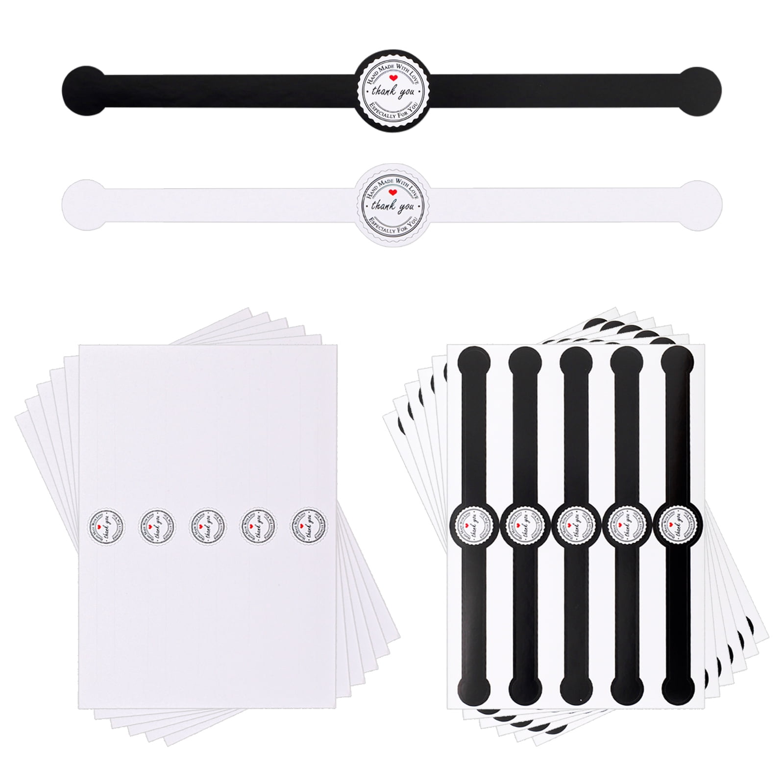 LELE LIFE 250 Pack Tamper Proof Seal Stickers for Baked Goods, Long ...