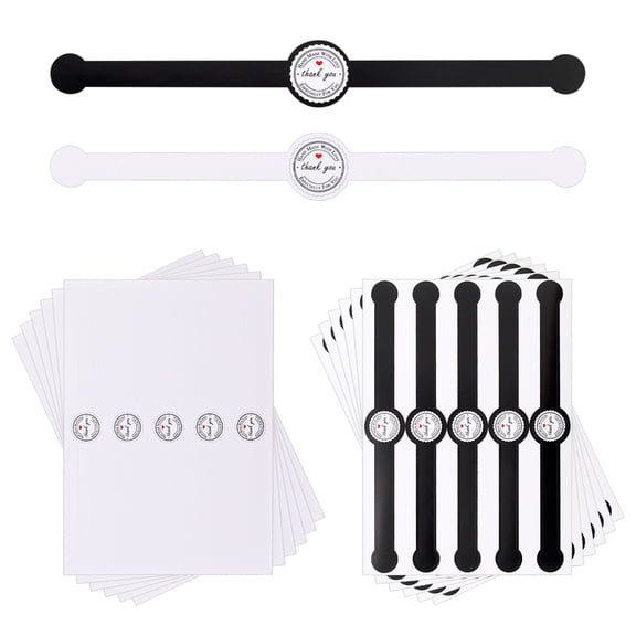 LELE LIFE 250 Pack Tamper Proof Seal Stickers for Baked Goods, Long Strip Handmade Baking Stickers, Tamper Evident Bakery Food Package Labels for Cookie Bread Cake Box