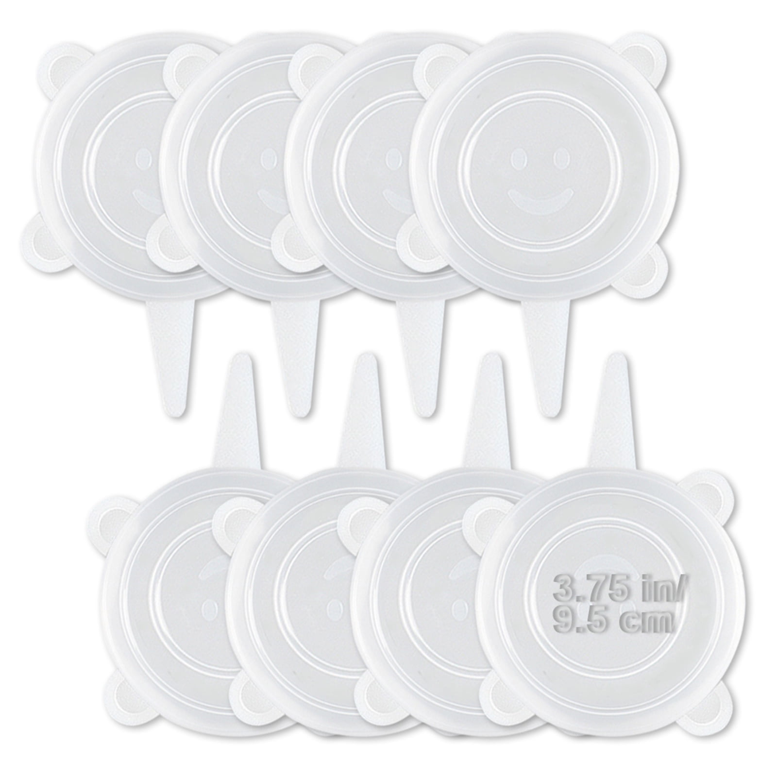 LELE LIFE 8 Pack Same Size Silicone Stretch Lids, Thicker Reusable ...