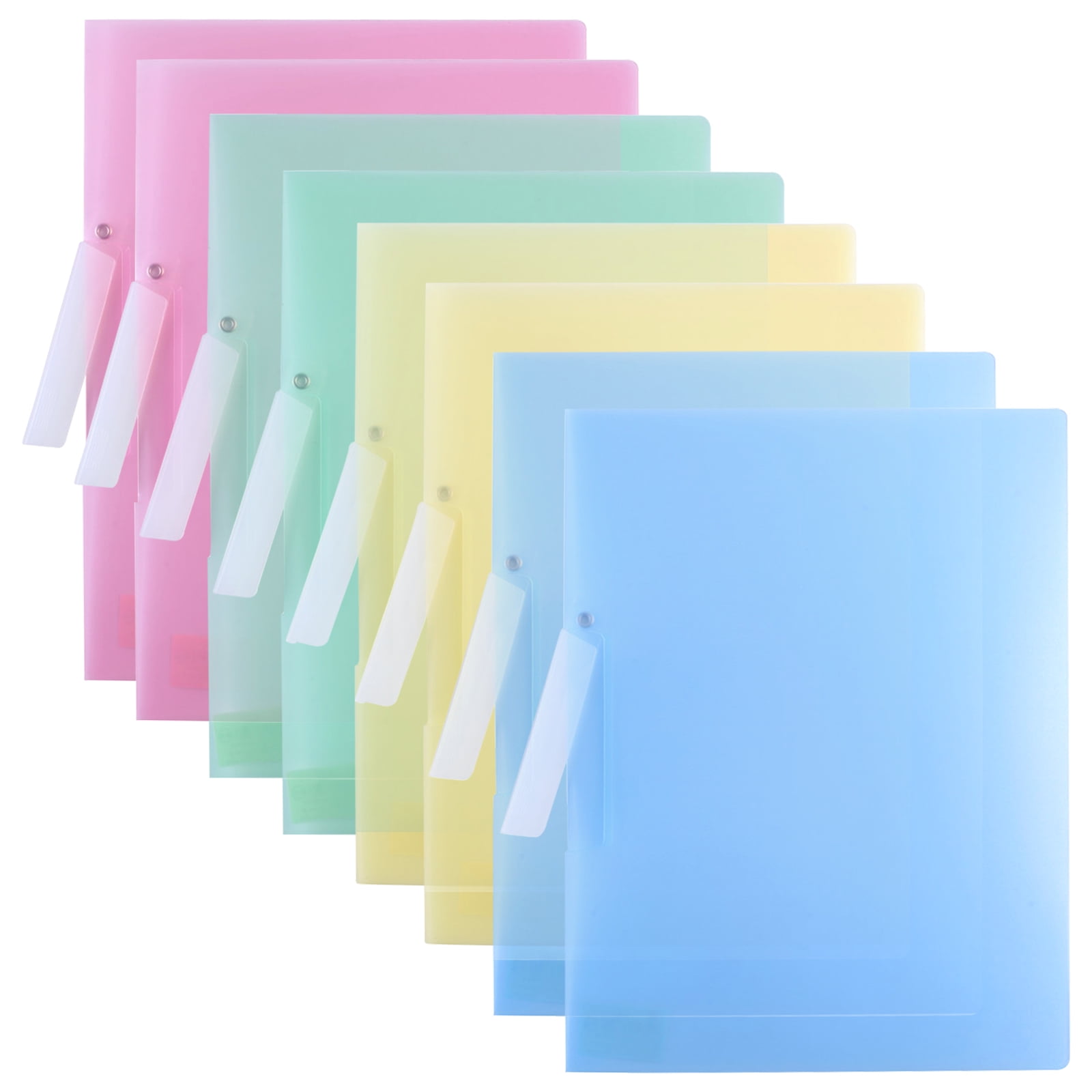 LELE LIFE 8Pack Clear Plastic Folders - LELE LIFE 8Pack Clear Plastic Folders With Swing Clip Documents File Presentation Resume Report Cover Letter Size 12 2 9 1in 4 Colors 1c4f752e 0546 4848 86f7 D02d82b645d8.adebf1b7925f6b369cdb33dc7d5b9509