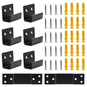 LELE LIFE Movable Mirror Clips for Wall Mounting, Stainless Steel Heavy Mirror Hangers Mirror Hanging Hardware Kit, Picture Frame Wall Mount Bracket Holder, 6Pack, 18mm/0.71" Width