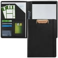 thumbnail image 1 of LELE LIFE Leather Portfolio Binder Padfolio, Business Resume Clipboard Portfolio Folder for Legal Pad Holder, A4 Document Organizer Padfolio, Black, 1 of 7