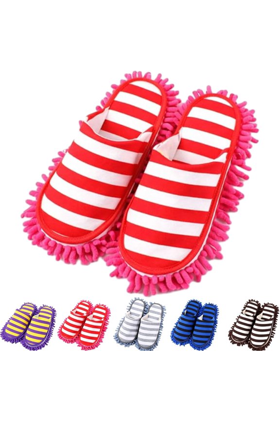 LELEBEAR Dusting Slippers for Women/Men, Cleaning Slippers Microfiber for Floor Cleaning, House Mop Shoes