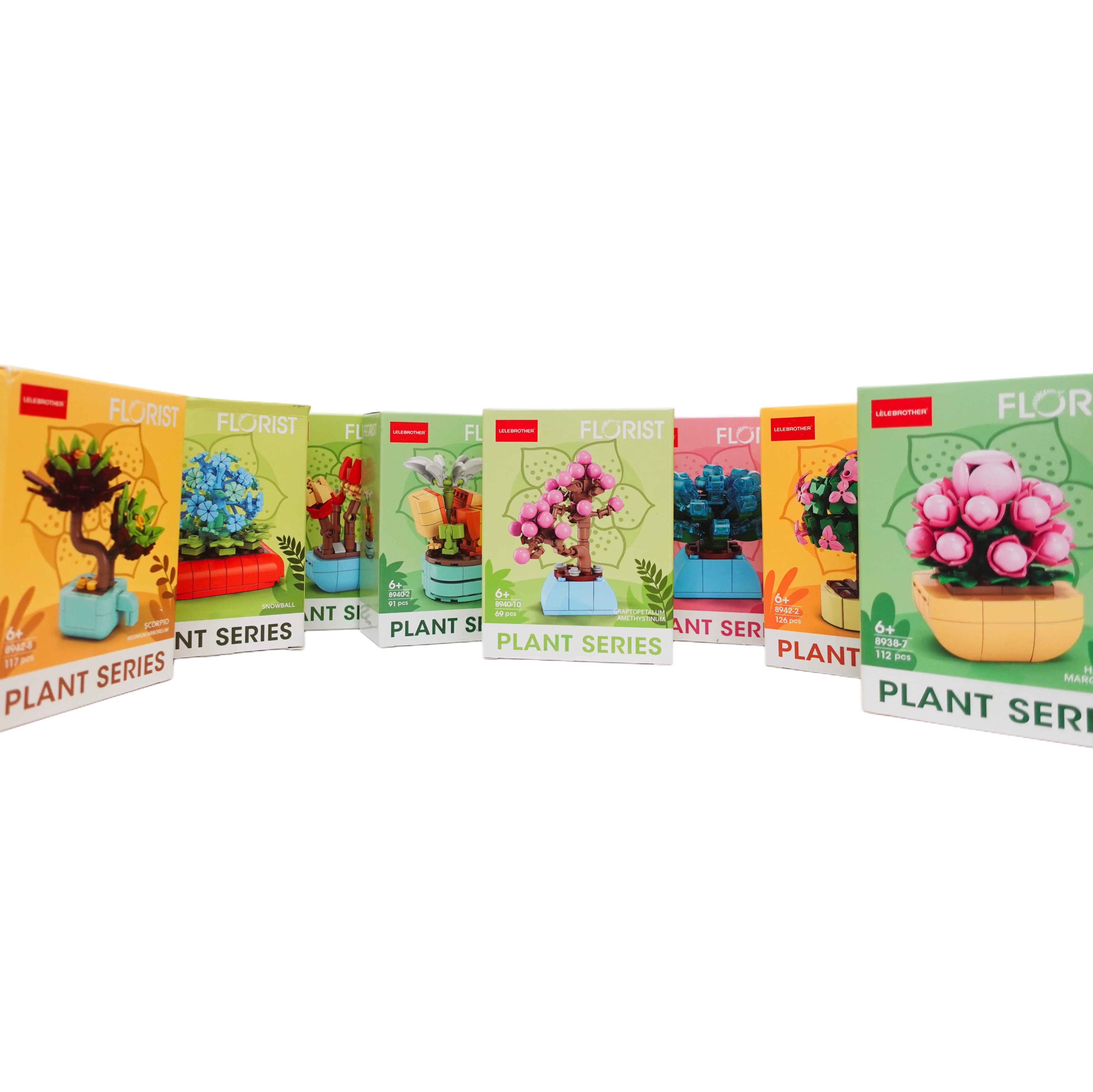 LELEBROTHER Plant Series Building Block Set 8 Pack - Walmart.com