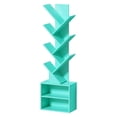 thumbnail image 1 of LELELINKY Tree Bookshelf 7-Tier Zigzag Vertical Space-Saving 1-Pack, 1 of 8