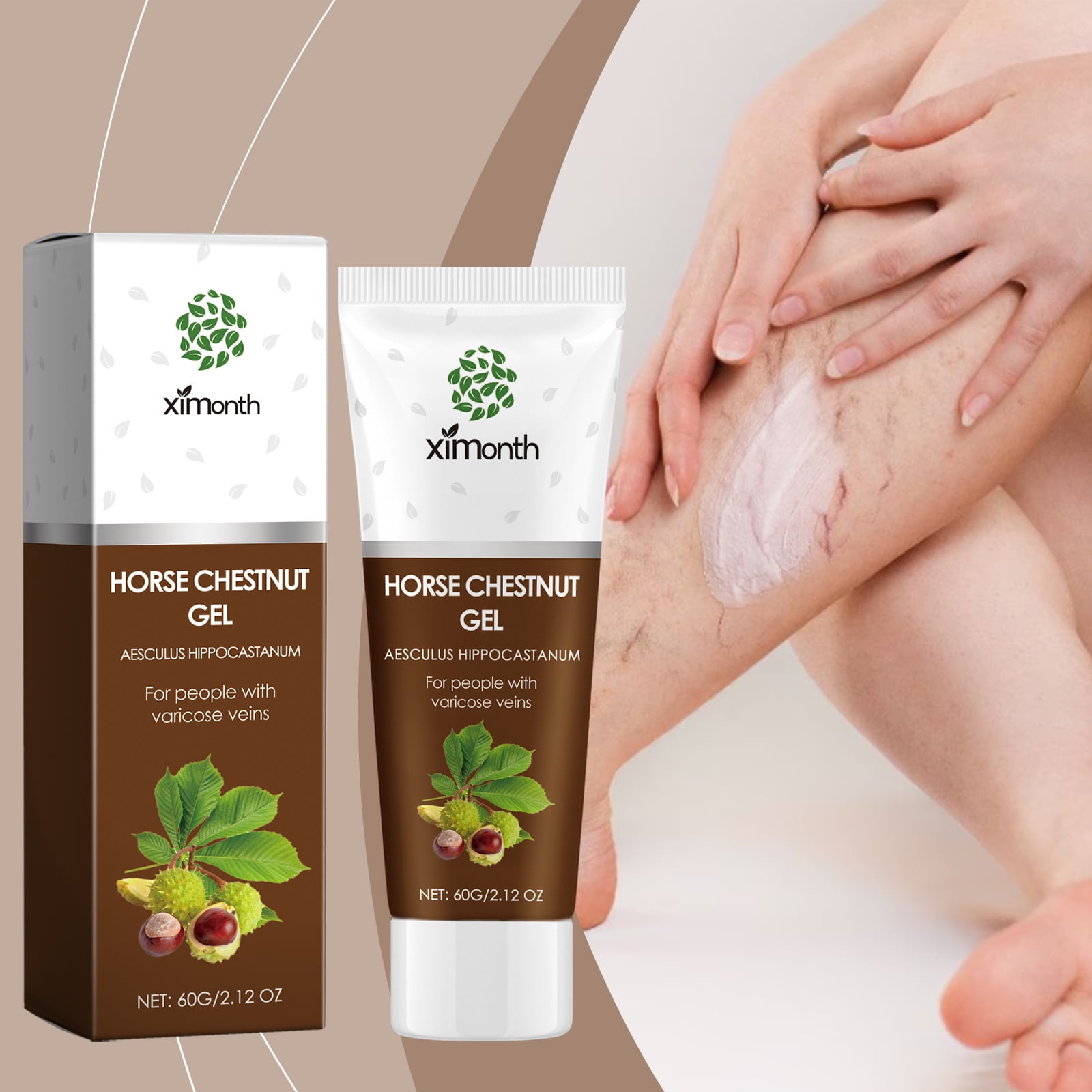 LELINKER Varicose Veins Relief Cream, Relieves Leg Soreness and Swelling, Soothes Swollen Skin
