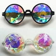 thumbnail image 1 of LELINTA 1/ 2Packs Fashion Rainbow Kaleidoscope Glasses Prism Sunglasses Festival Diffraction Goggles Cosplay, 1 of 1