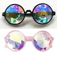 thumbnail image 1 of LELINTA 1/ 2Packs Fashion Rainbow Kaleidoscope Glasses Prism Sunglasses Festival Diffraction Goggles Cosplay, 1 of 1
