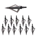 thumbnail image 1 of LELINTA 12PCS 100 Grain Archery Broadheads 2.83" Dia Expandable Hunting Arrowhead W/3 Blade + Broadhead Storage Case, 1 of 7