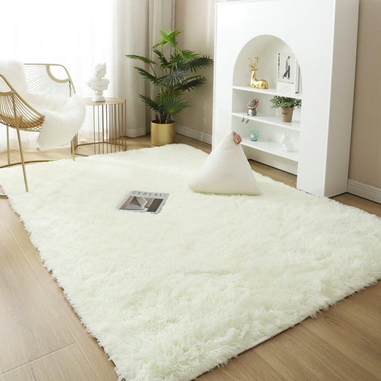 LELINTA 15.75 x 23.62 inch Super Soft Fluffy Floor Rug