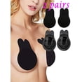 thumbnail image 1 of LELINTA 2 Pairs Women Invisible Silicone Breast Pads Boob Lift Tape Bra Nipple Cover Sticker Pad, 1 of 1