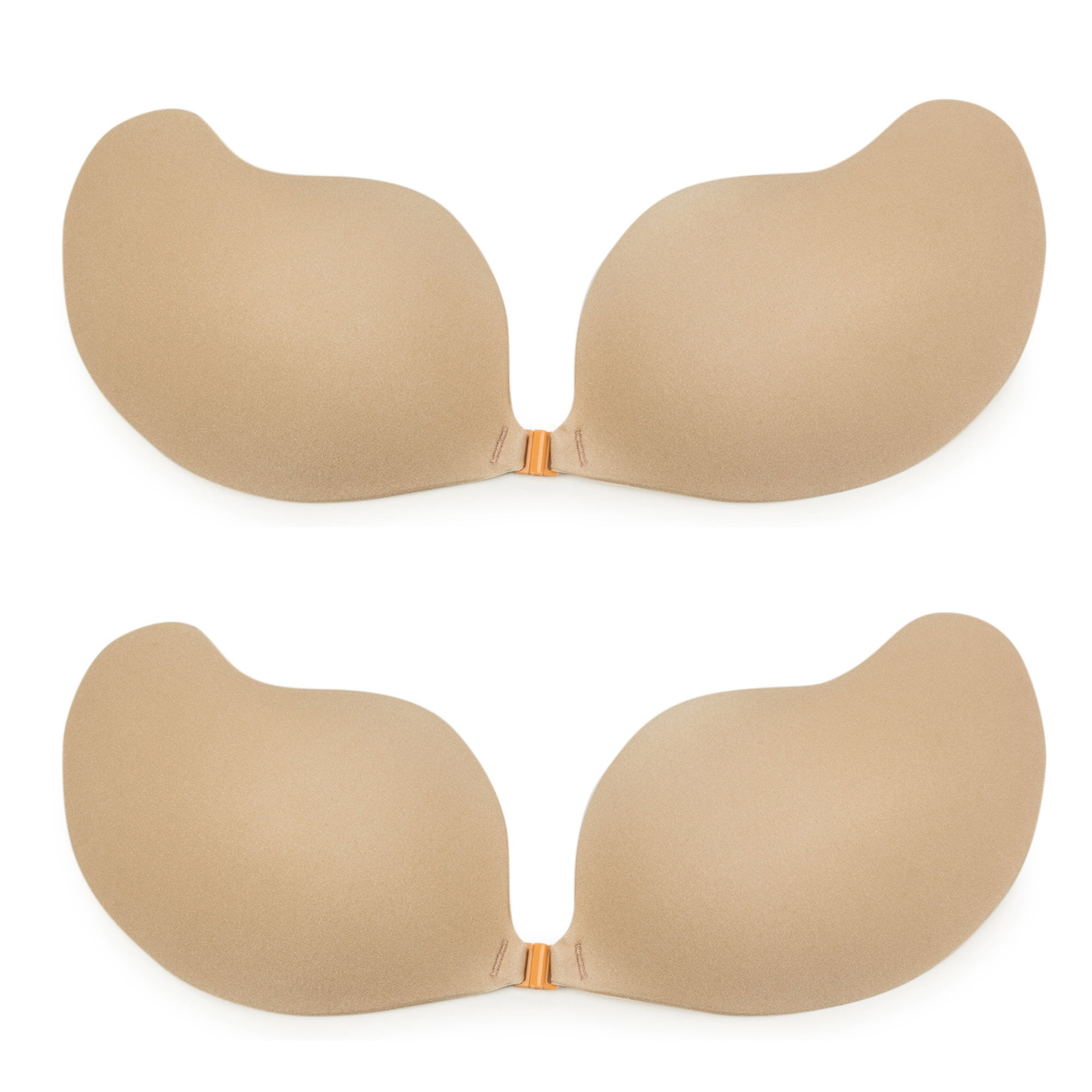 LELINTA 2 Piece Pack Women Self-Adhesive Push Up Bra Silicone Chest Stickers  Nipple Cover Pasties Bra Lady Seamless Gather Invisible Bra 