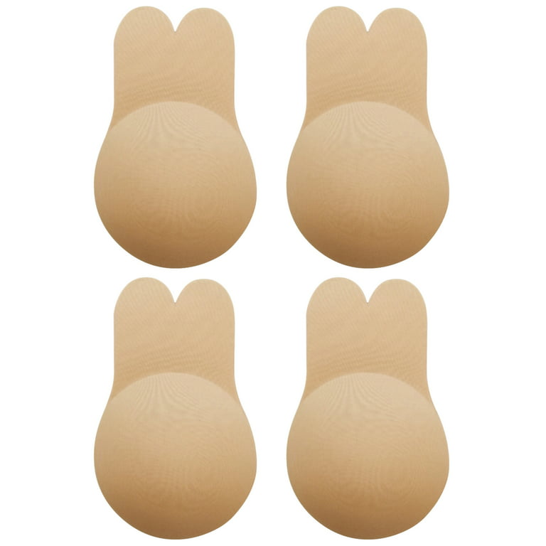 LELINTA 2 Pairs Women Invisible Silicone Breast Pads Boob Lift Tape Bra  Nipple Cover Sticker Pad