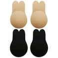 thumbnail image 1 of LELINTA 2 Women's Breast Lift Cover Bra Rabbit Ear Nipple Invisible Adhesive Bra Nipple Cover Sticker Pad, 1 of 1