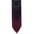 thumbnail image 1 of LELINTA 23" Women Double Long Straight Hair in Hair Extensions 7 Pieces 16 Clips 160g, 1 of 3