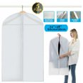 thumbnail image 1 of LELINTA 24"x 48"/5 Pack Hanging Garment Bags Lightweight Suit Bags, Garment Bags for Hanging Clothes, Garment Cover, Clear Garment Bag PEVA Breathable for Closet Clothes Storage, 1 of 8