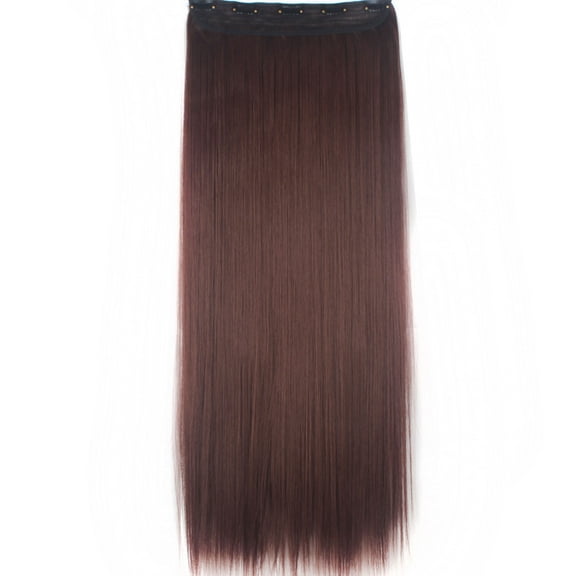 LELINTA 26" Women Ladies Long Straight 5 clips one piece 3/4 Full Head Clip in Hair Extensions