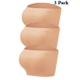 thumbnail image 1 of LELINTA 3Pack Women's Plus Size Tube Top Bra Seamless Bandeau Strapless Bralette Bra Stretchy Built-in Removable Padded Bandeau Tube Top Bra S-XL - Black/White/Apricot, 1 of 8