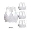 thumbnail image 1 of LELINTA 4Packs Womens Sexy Racerback Lace Bralette Padded Lace Bandeau Bra with Straps for Women Girls Crop Top Lace Pad Bras, 1 of 7