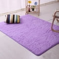 thumbnail image 1 of LELINTA 63x47.2" Inch Ultra Soft Rugs Rectangular Area Mat Fluffy Carpet Fashion Color Fluffy Carpet Anti-slip Nursery Rug for Bedroom Girls Room Home Decoration Brown Grey PiLELINTA Red, 1 of 3