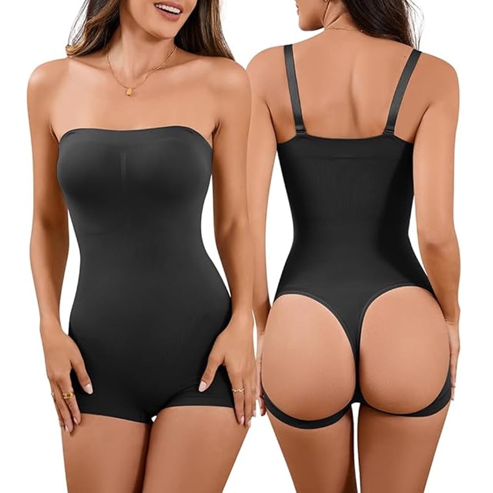 LELINTA Bodysuit For Women Seamless Bodyshaper Bodysuit - Waist